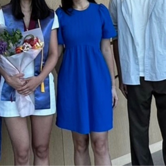 Maggy London Royal Blue Babydoll Dress in Size 2 - Picture 2 of 4